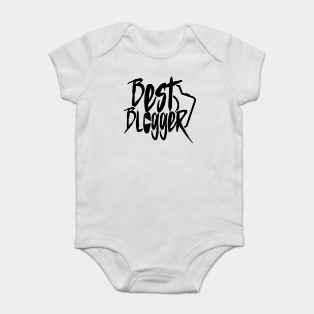 Vlogger Blogging Blogger Blog Vlog Baby Bodysuit by dr3shirts